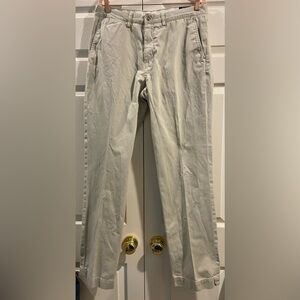 Polo Ralph Lauren Khaki Chinos Classic Fit Pants Beige Flat Mens Sz 34 X 34